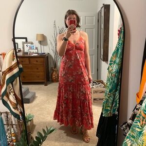 Perry Walker Collection Annie Ill CottonMaxi Dress Size M/L